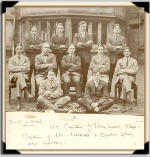 Frank as School Vice Captain 1912
