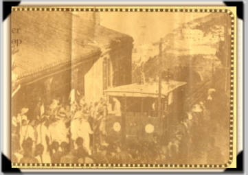 Upper Peak Tram Terminal  circa 1890